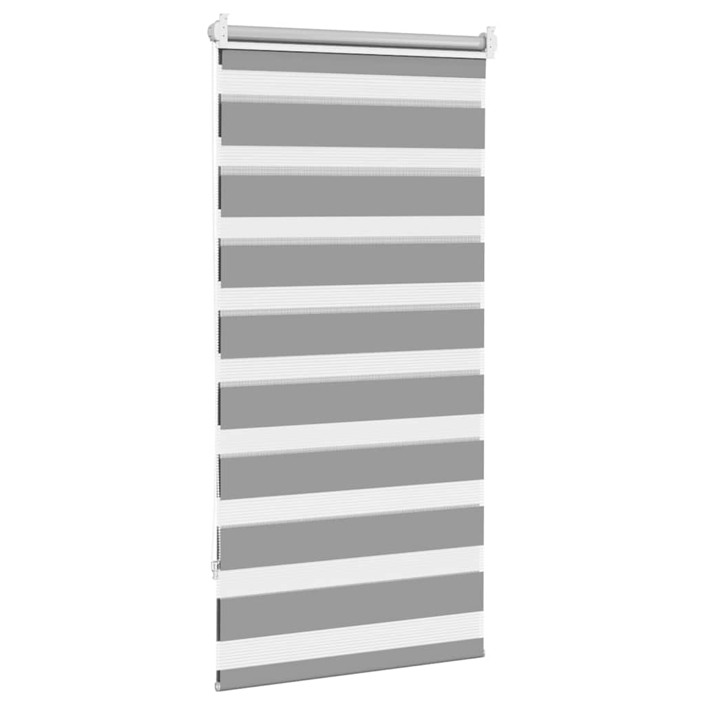 Zebra-Rollo 40,9 x 100 cm, Stoffbreite 36,7 cm, Weiß