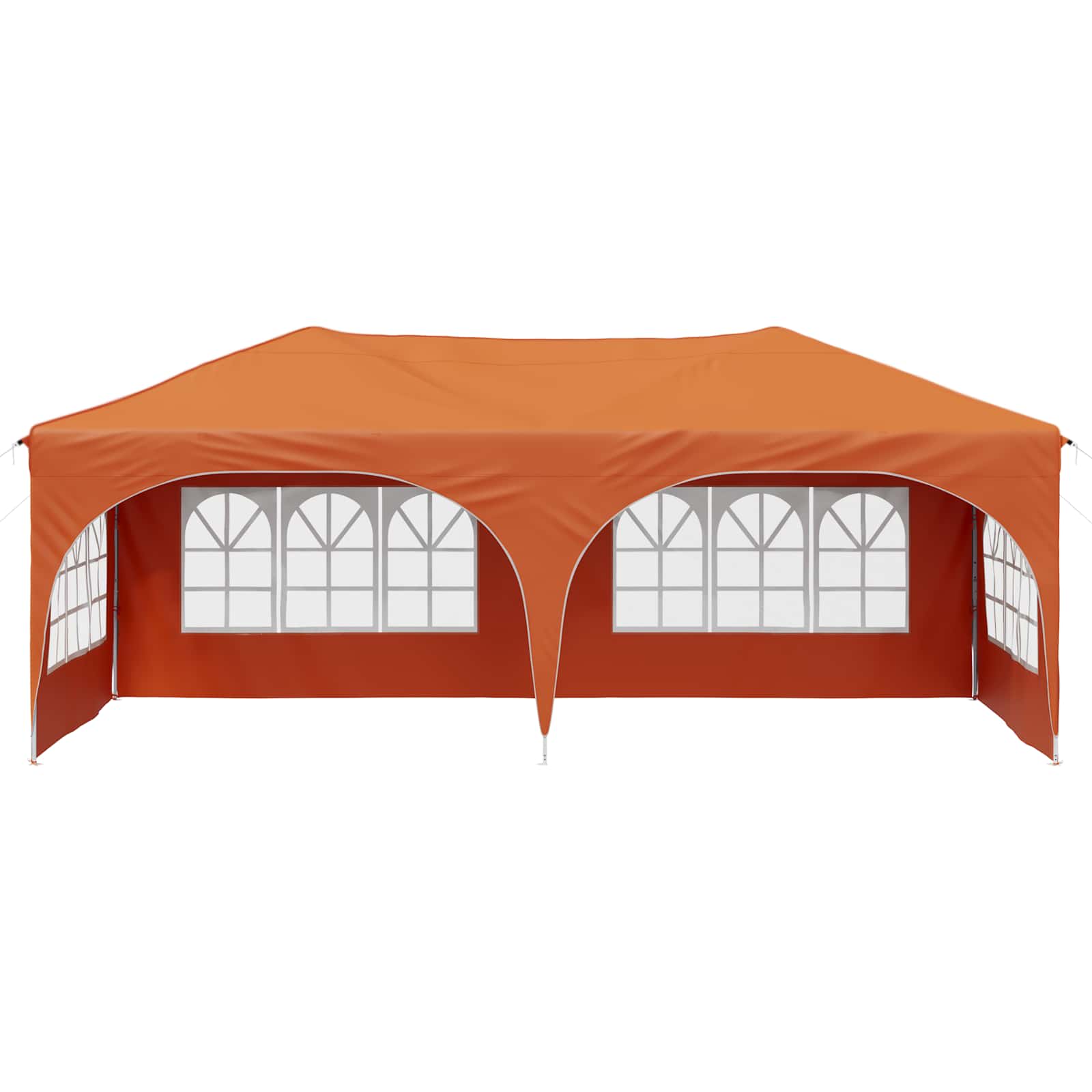 Pop-up Partyzelt 575 x 288 x 245 cm Creme Oxford-Stoff