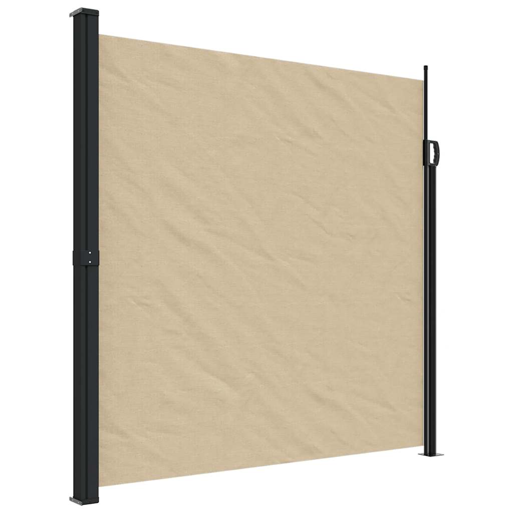 Seitenmarkise Ausziehbar Schwarz 100x300 cm