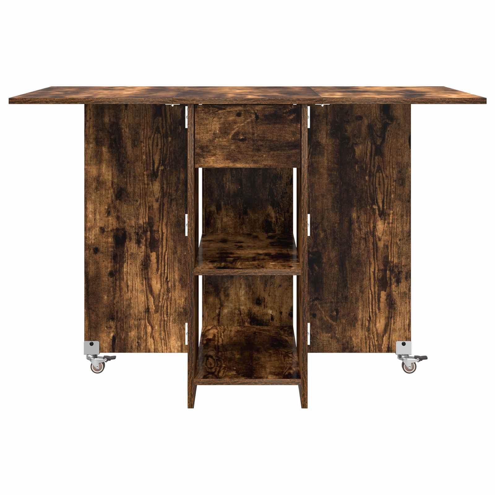 Esstisch 115 x 70 x 75 cm Holzwerkstoff Weiß Rechtwinklig