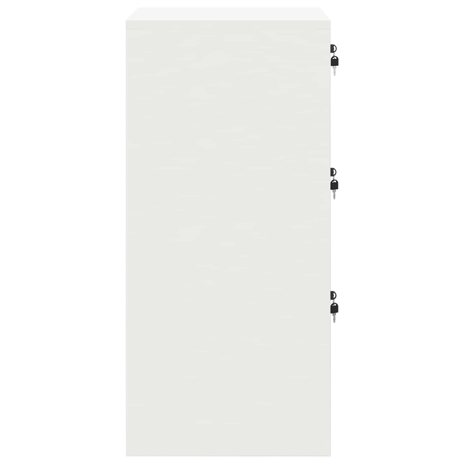 Aktenschrank 2 pcs Schwarz 44 x 50 x 139 cm Kaltgewalzter Stahl