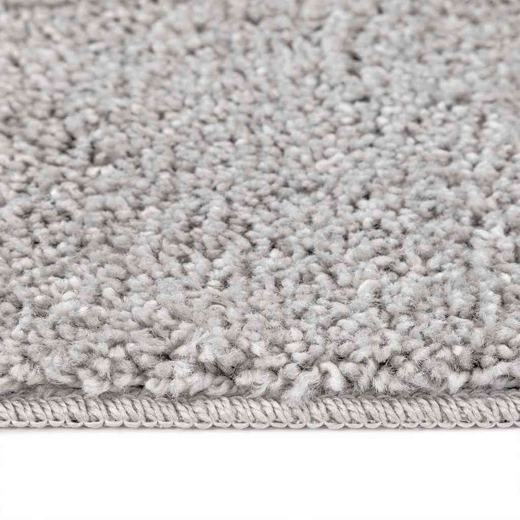 Anti-Rutsch Shaggy Teppich Dunkelgrau 200 x 200 cm PP