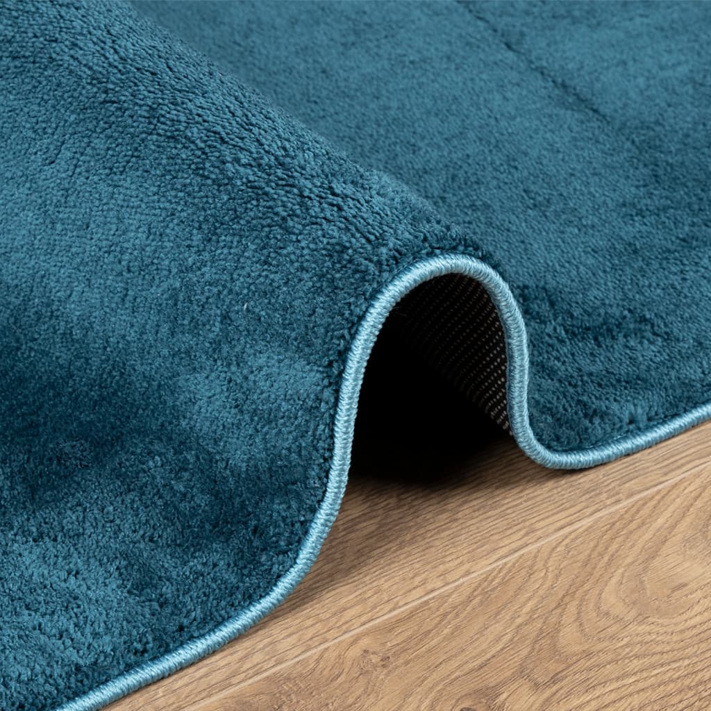 Teppich OVIEDO Kurzflor Anthrazit 120x120 cm