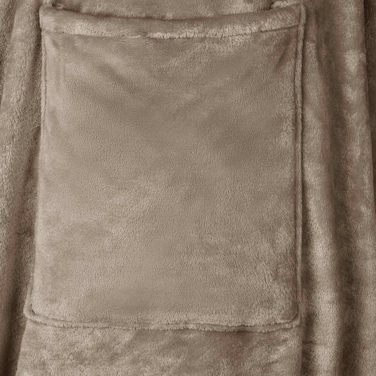 Decken-Hoodie Beige F Flanell