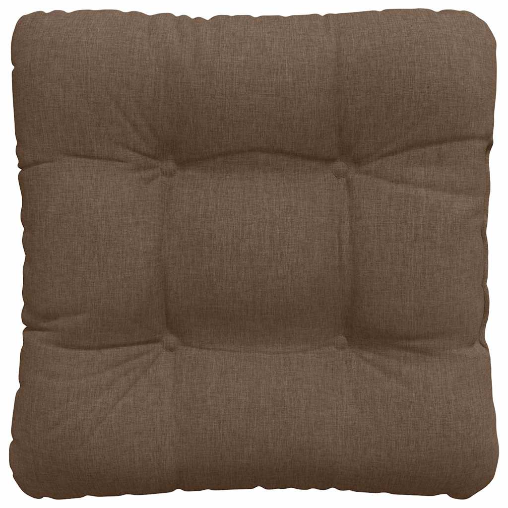 Sitzkissen 4 pcs Hellgrau 40 x 40 x 12 cm Stoff