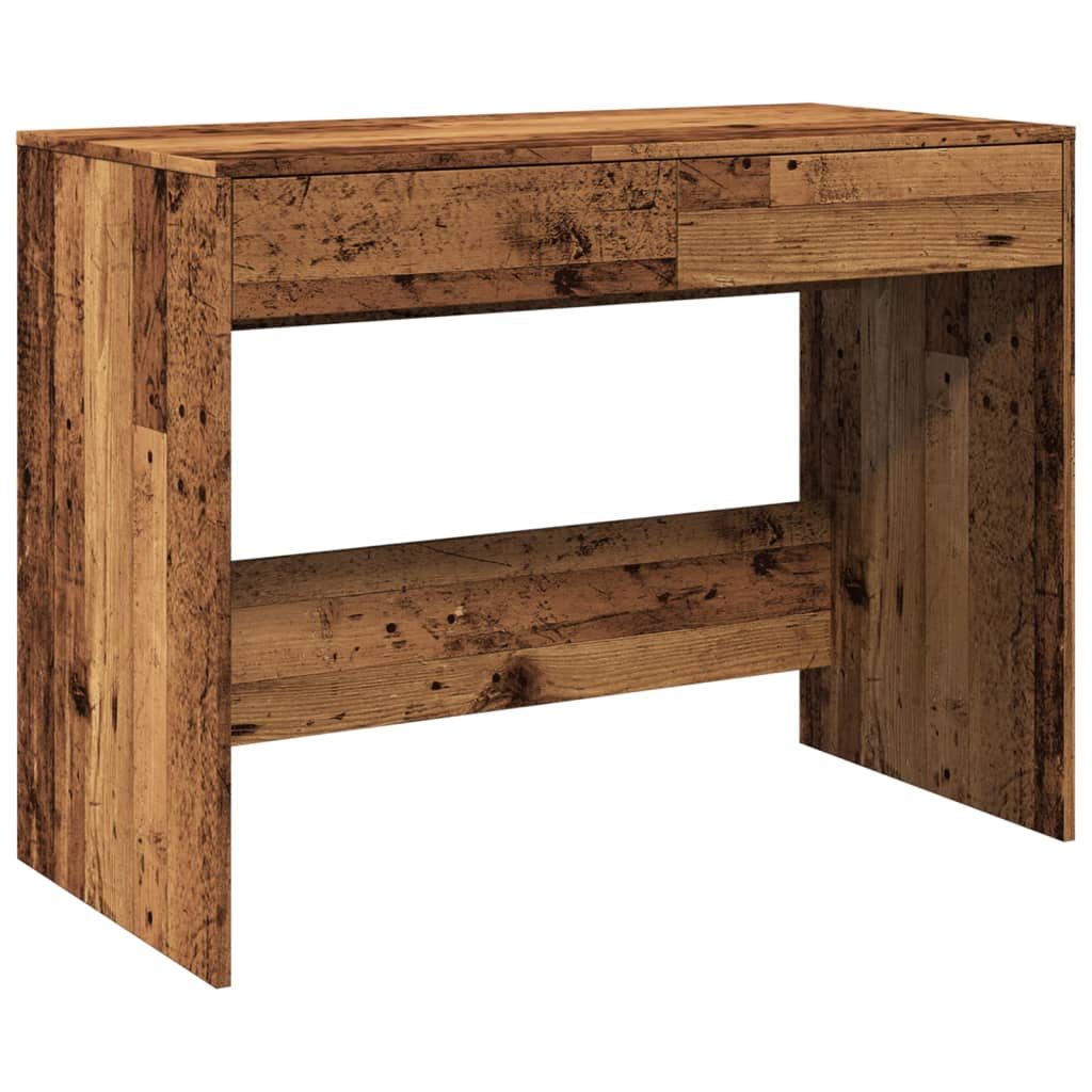 Schreibtisch Weiß 101x50x76,5 cm Holzwerkstoff
