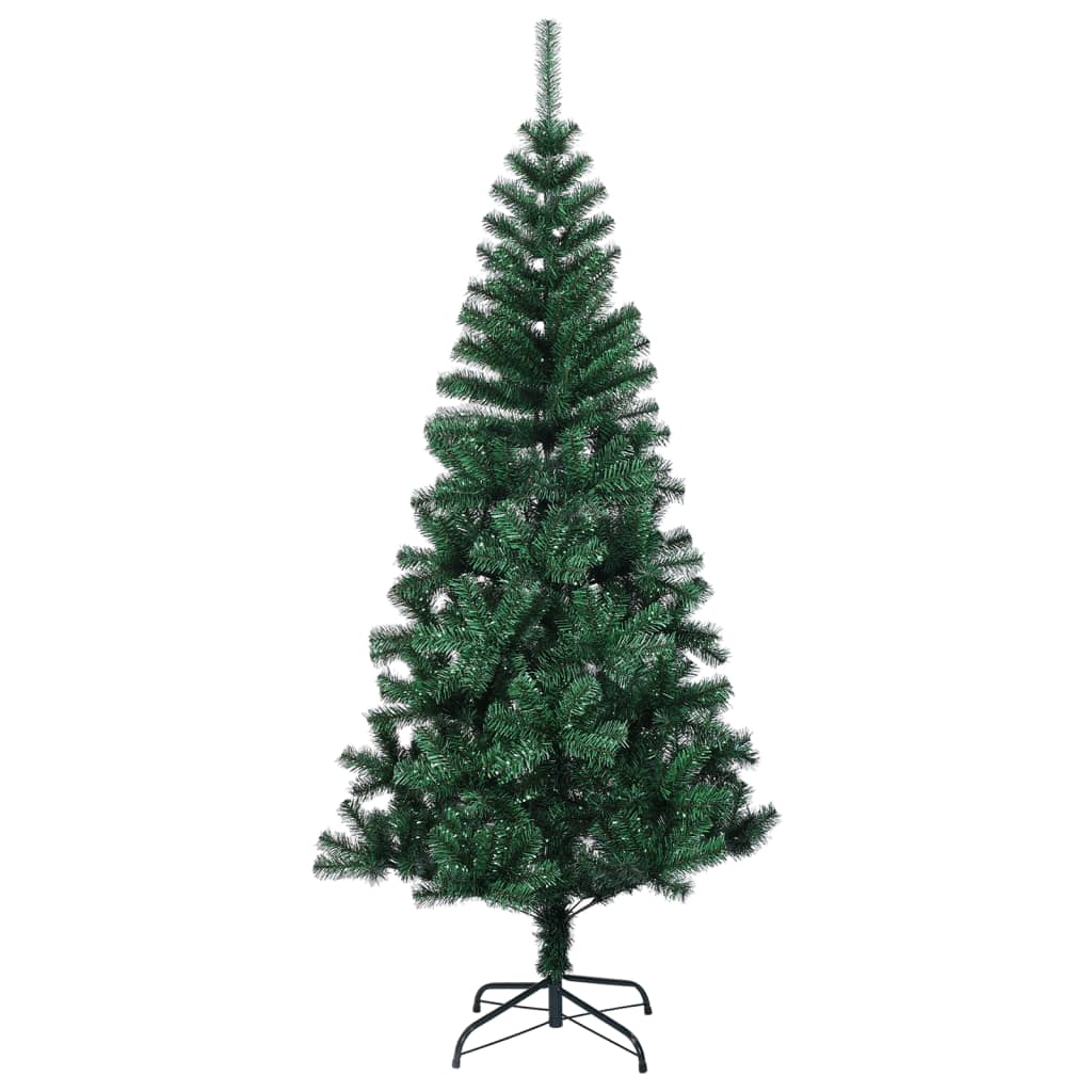 Künstlicher Weihnachtsbaum Schillernde Spitzen Weiß 180 cm PVC