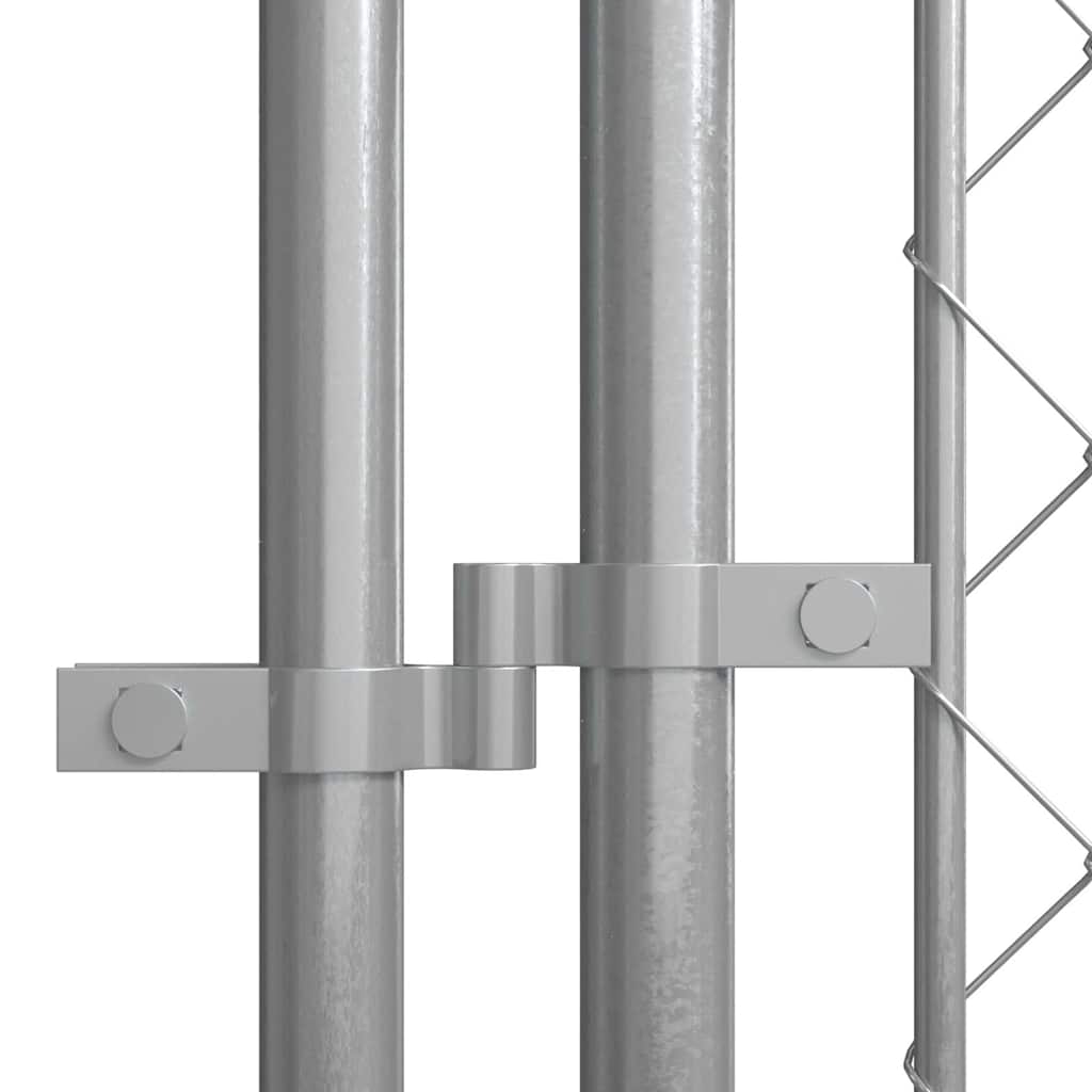 Outdoor-Hundezwinger mit Überdachung 7,6x3,8x2,3 m