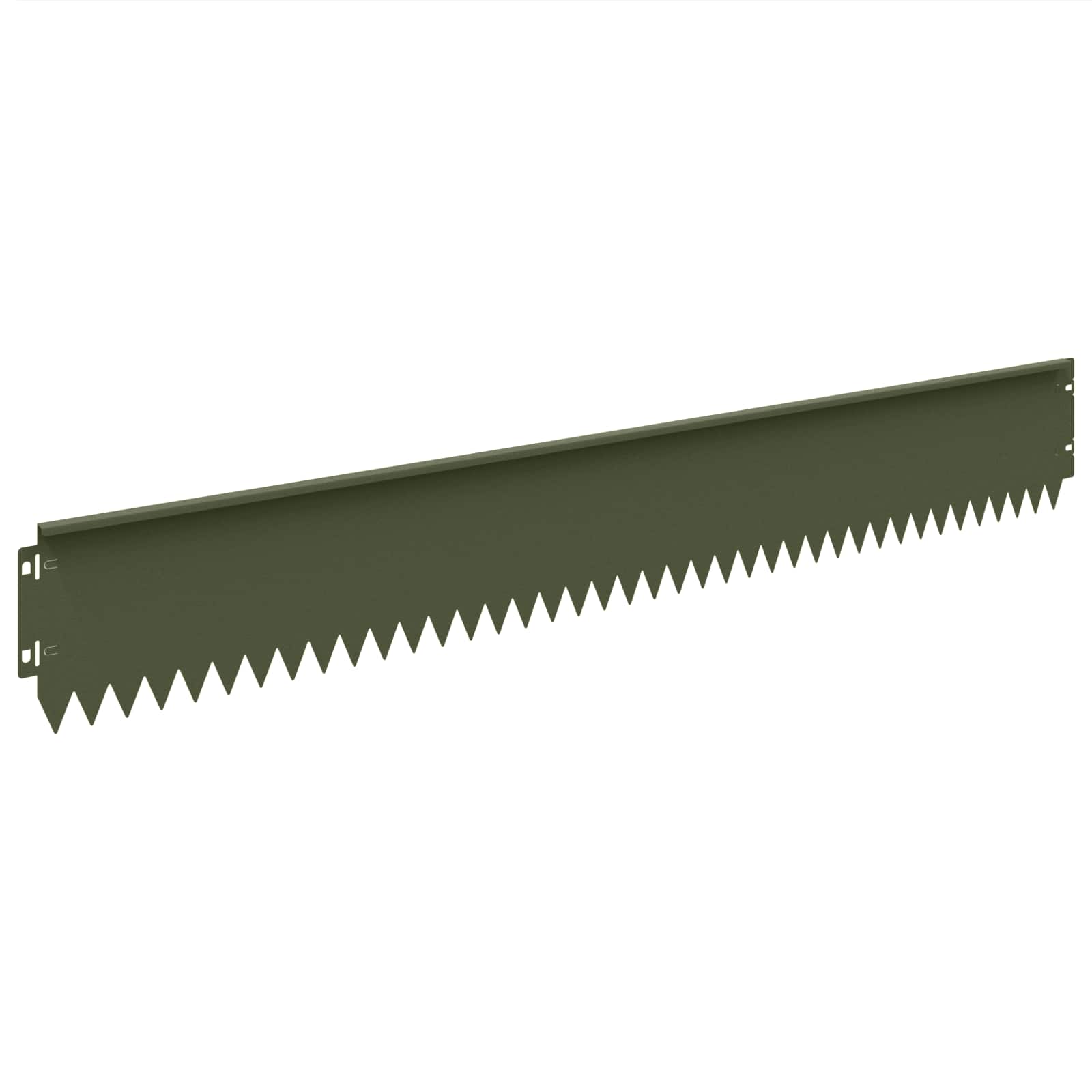 Raseneinfassung 10 pcs 103 x 10 cm Stahl Schwarz