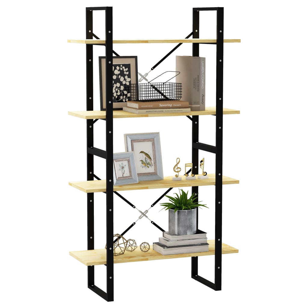 Bücherregal 2 Fächer Weiß 80x30x70 cm Holzwerkstoff