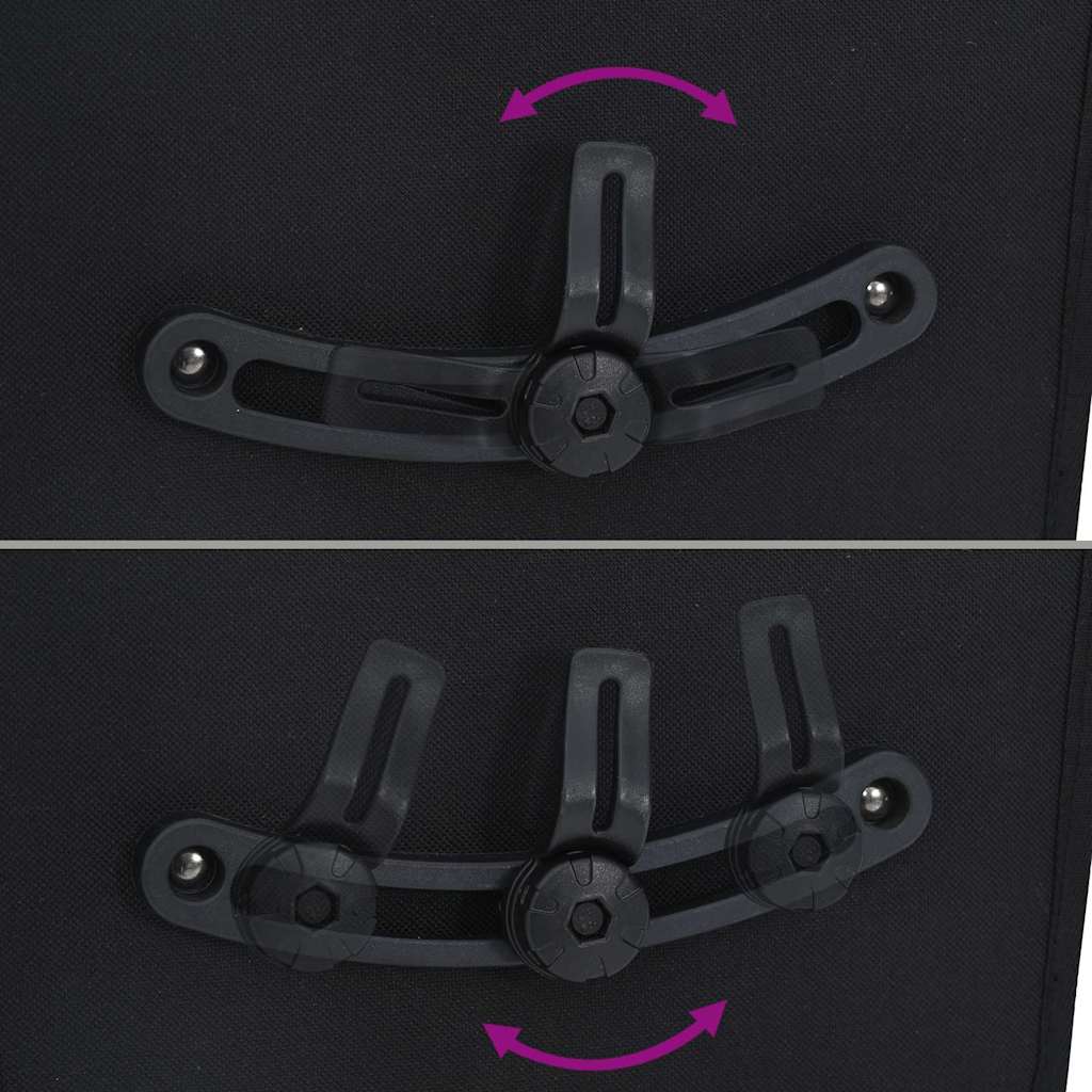 Fahrradtasche Schwarz 34 x 16 x 59 cm Polyester