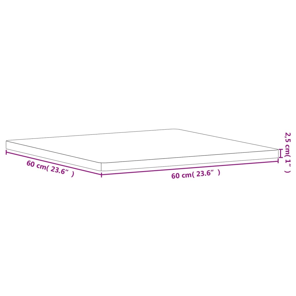 Tischplatte Ø30x1,5 cm Rund Massivholz Buche
