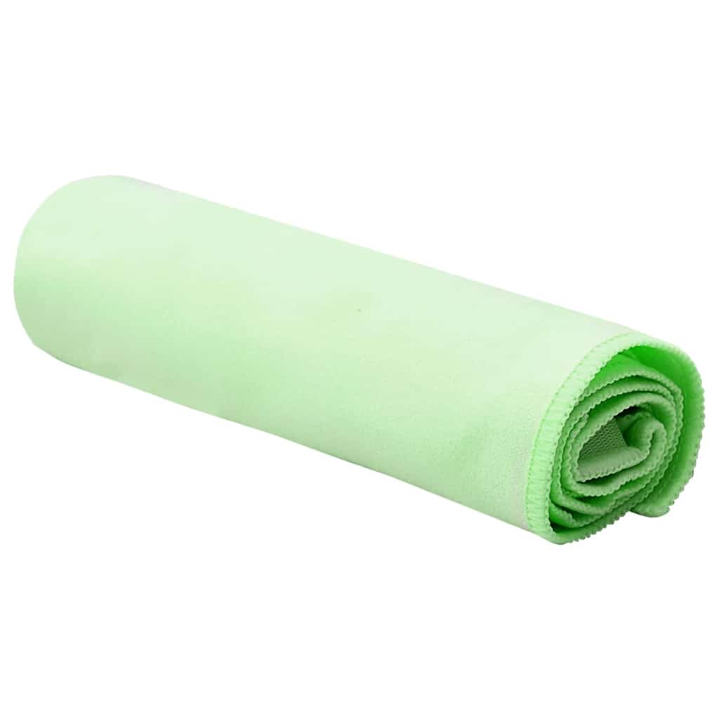 Sporthandtücher 2 pcs Schwarz 50 x 30 cm Polyester und Polyamid