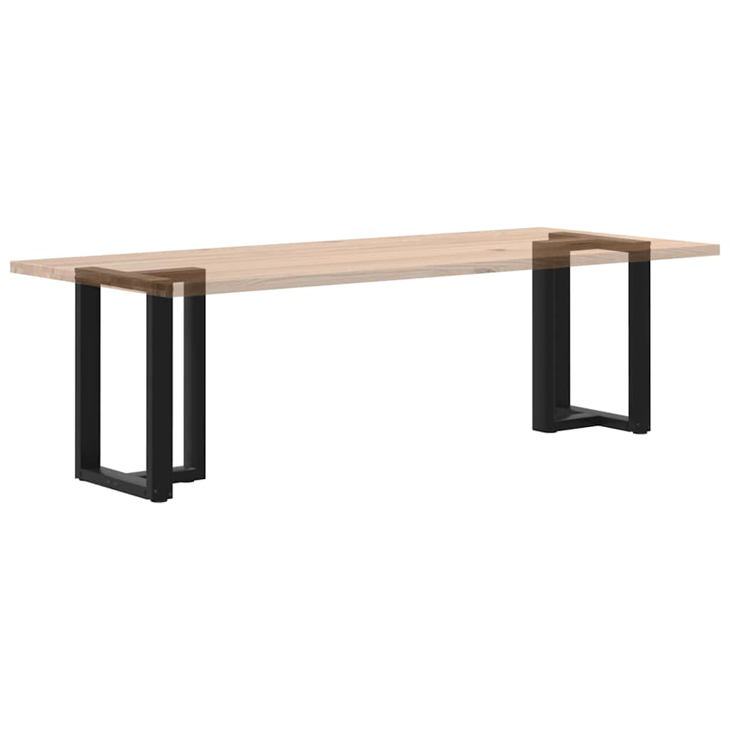 Couchtischbeine T-Form 2 Stk. Schwarz 30x25x(30-31) cm Stahl