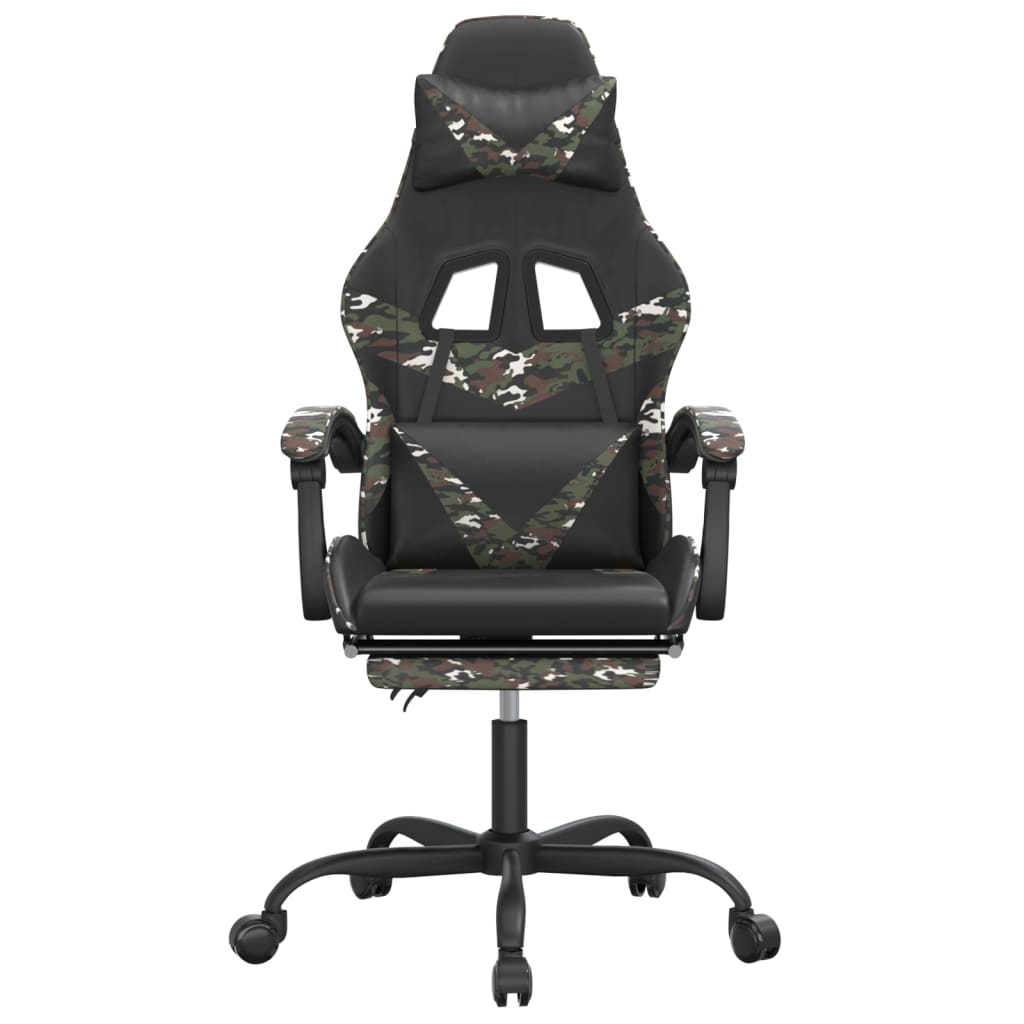 Gaming-Stuhl Drehbar Schwarz und Rot Kunstleder