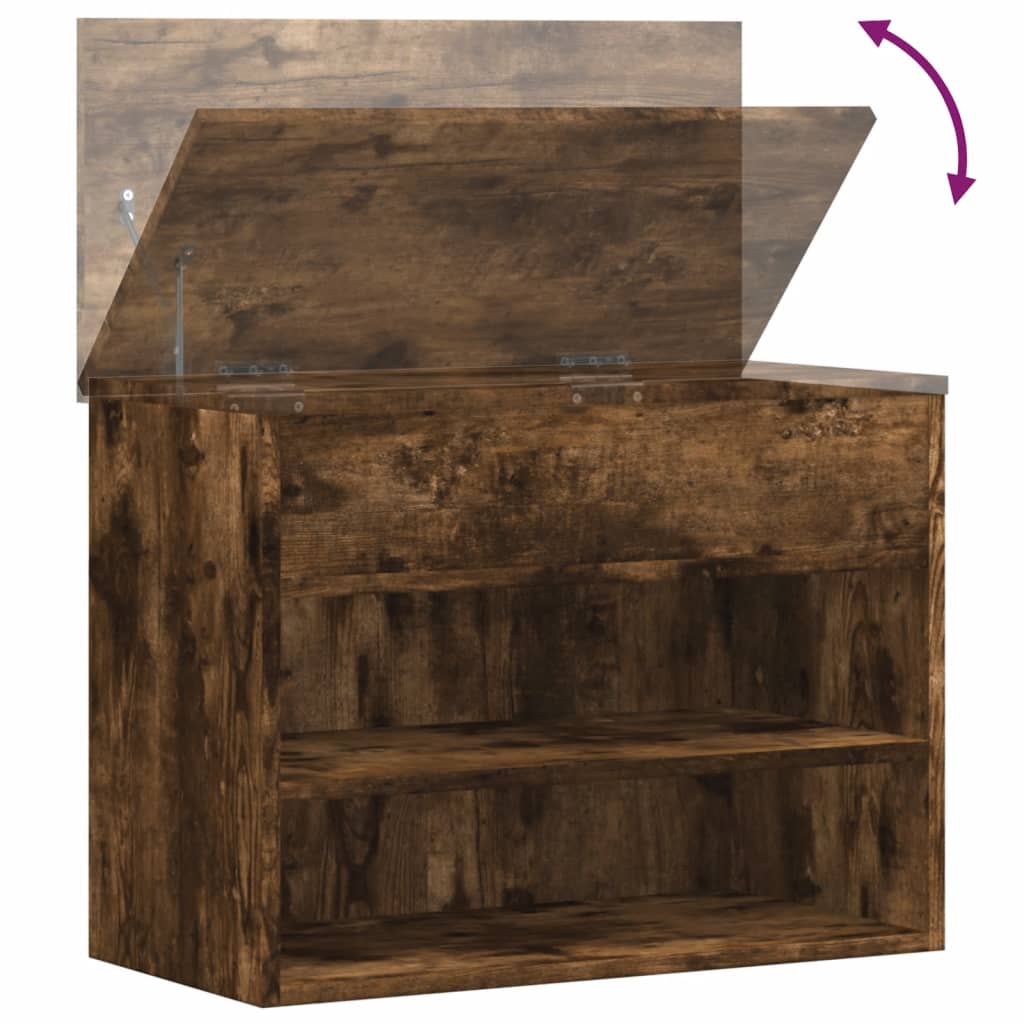 Schuhbank Weiß 60x30x45 cm Holzwerkstoff
