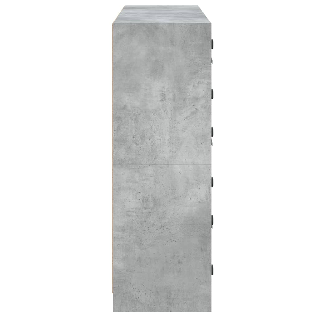 Bücherregal mit Türen Weiß 136x37x109 cm Holzwerkstoff