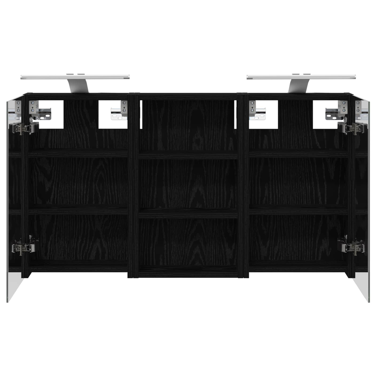 Badezimmerschrank-Set 3 pcs 80 x 10,5 x 50 cm Holzwerkstoff
