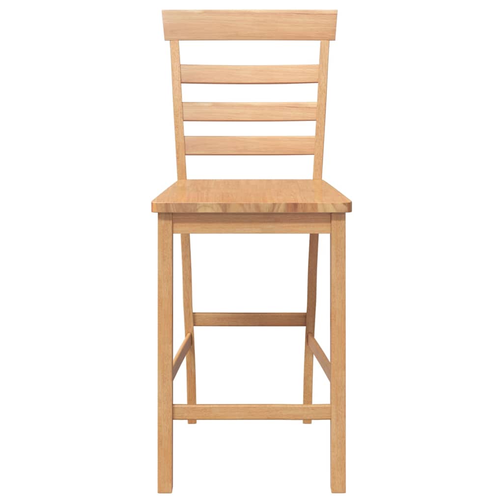 Barhocker 2 Stk. Weiß Stoff