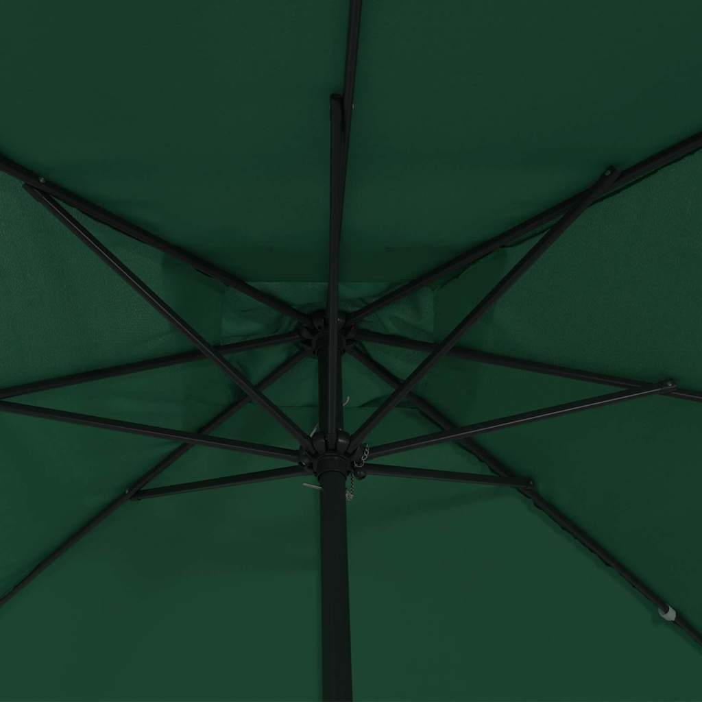 Garten-Sonnenschirm Sand 295 x 295 x 245 cm Polyester und Stahl