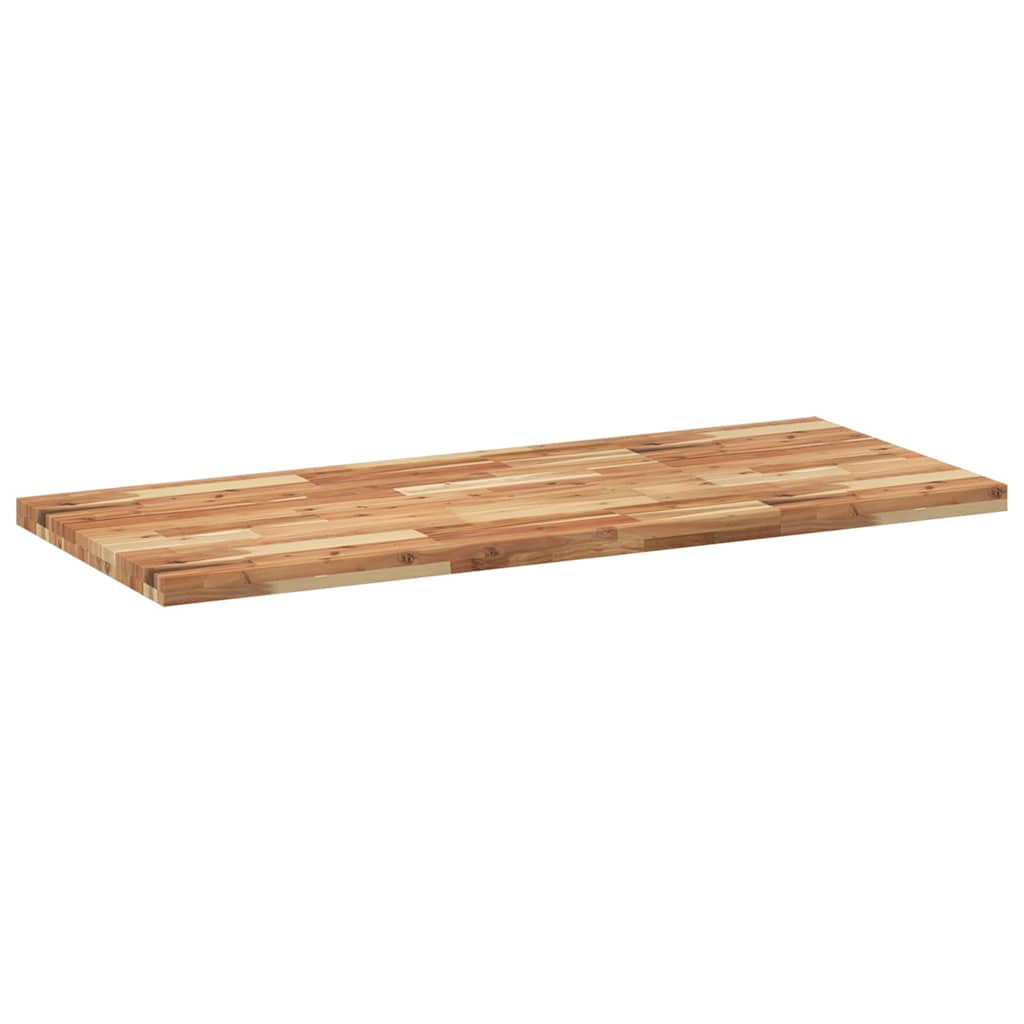 Schreibtischplatte Unbehandelt 60x50x2 cm Massivholz Akazie