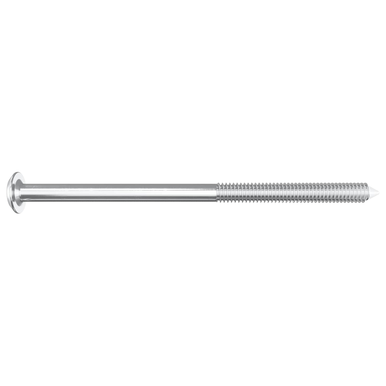 Möbel-Schrauben 2 pcs Silber M6 x 60 mm Stahl