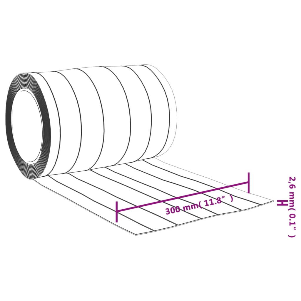 Türvorhang Transparent 200x1,6 mm 10 m PVC
