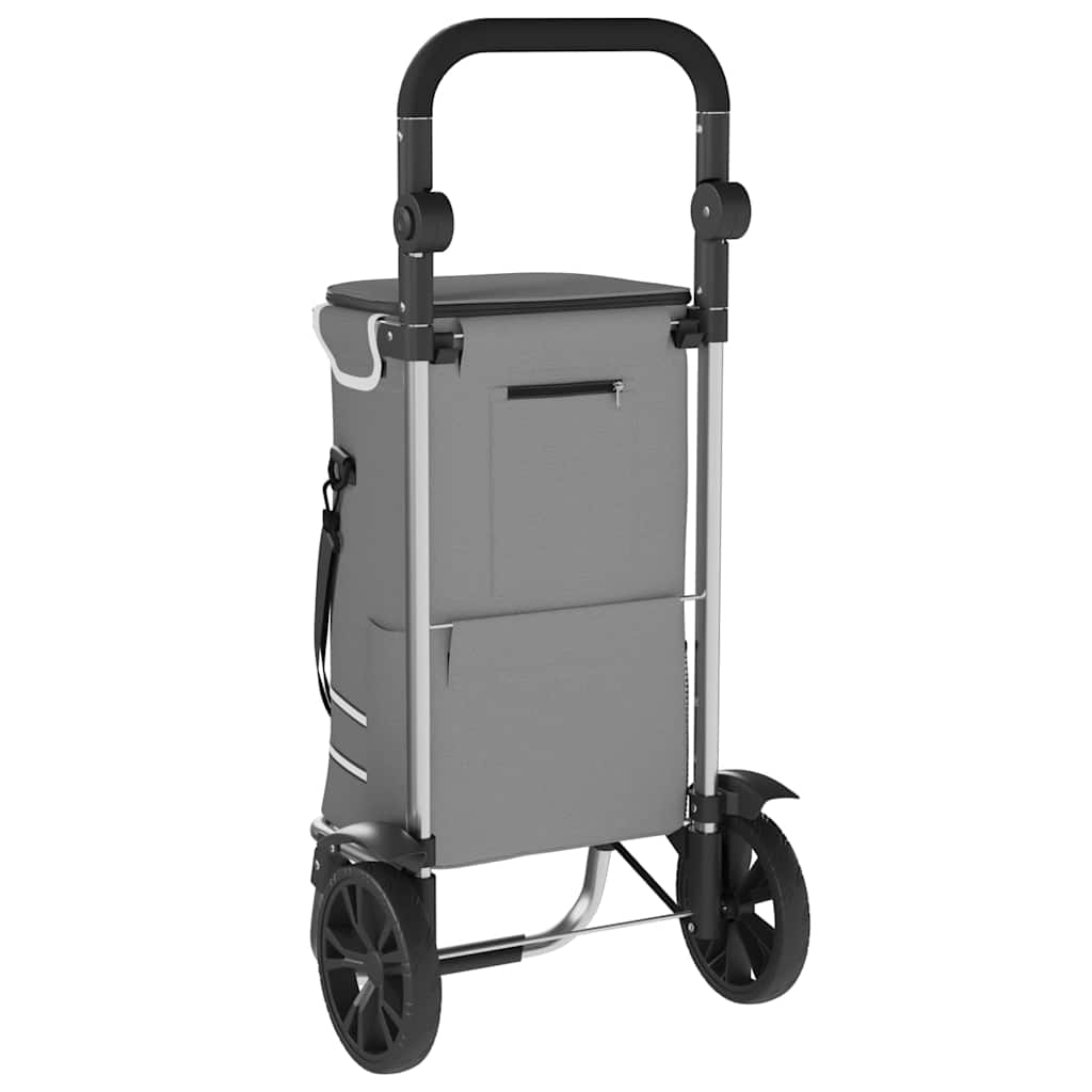 Einkaufswagen Schwarz 36,5 x 46,5 x 100,5 cm Oxford-stoff