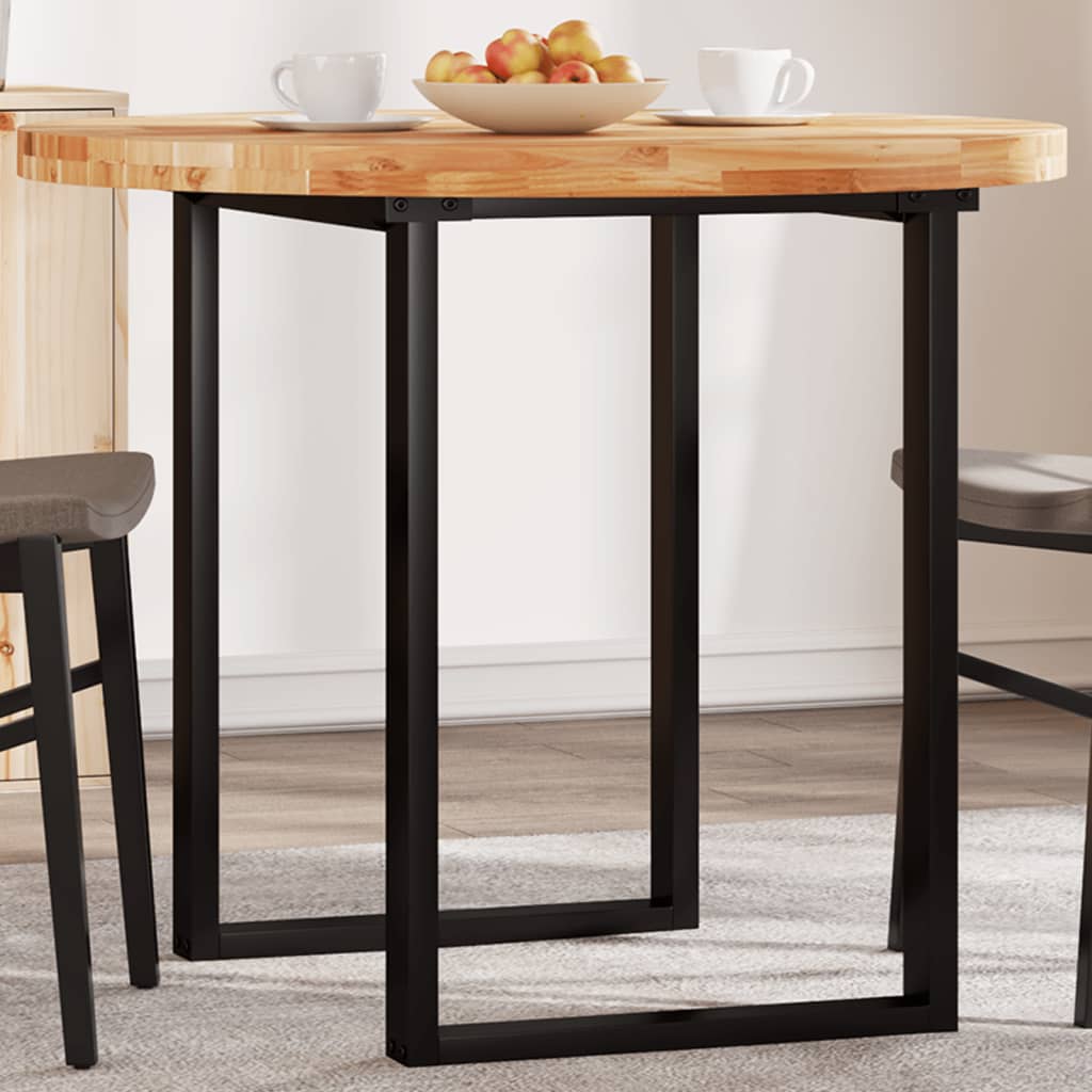 Tischplatte Rund Ø40x2 cm Massivholz Akazie