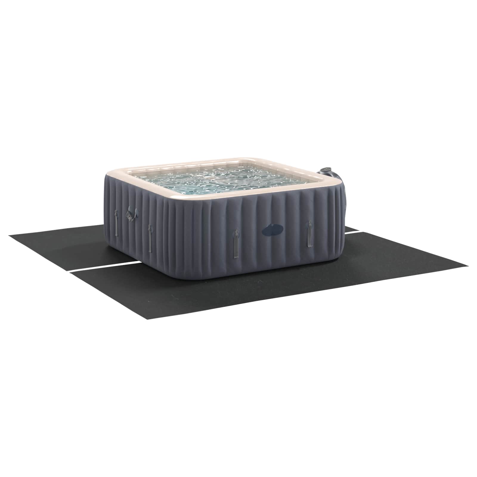 Bodenfolie für Pools 1 274 x 274 x 0,1 cm Quadratisch Hellgrau