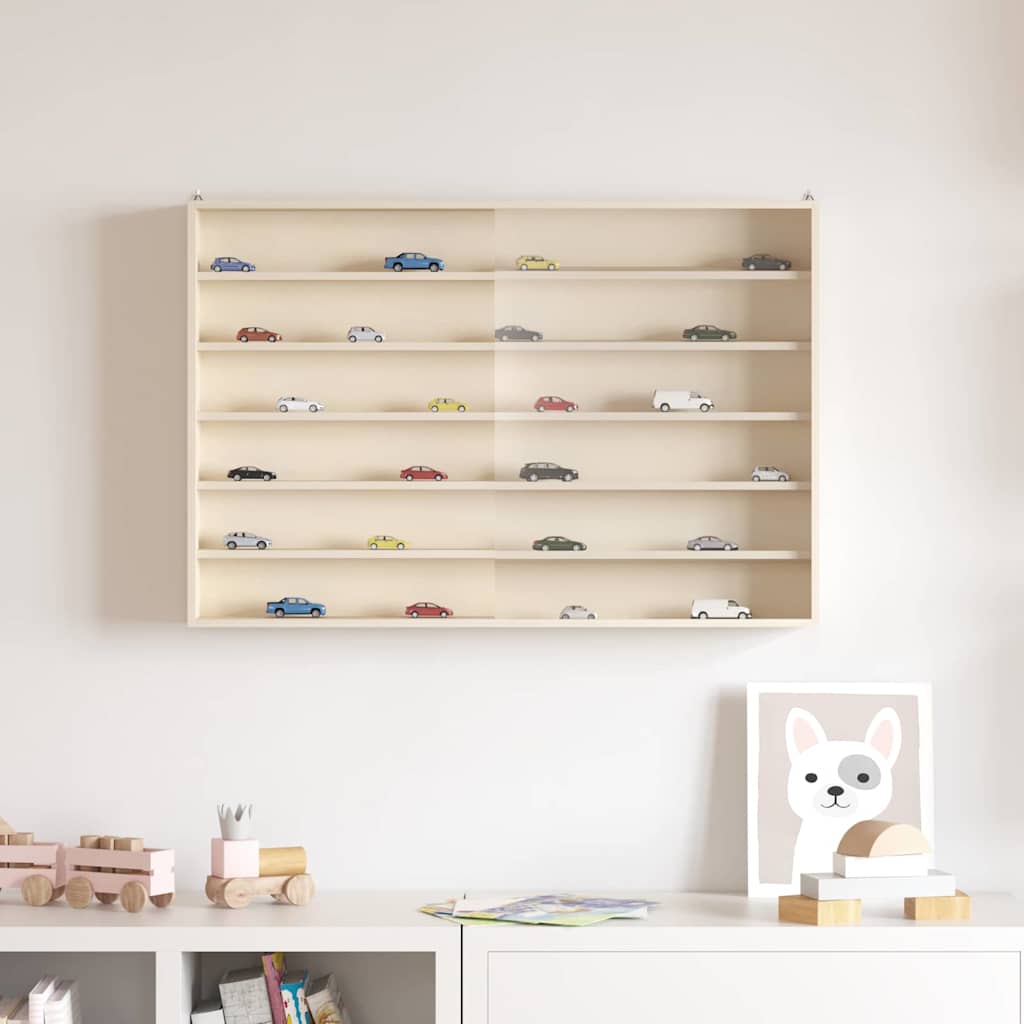 Sammlervitrine aus Holz mit Türen 40x8,5x37 cm