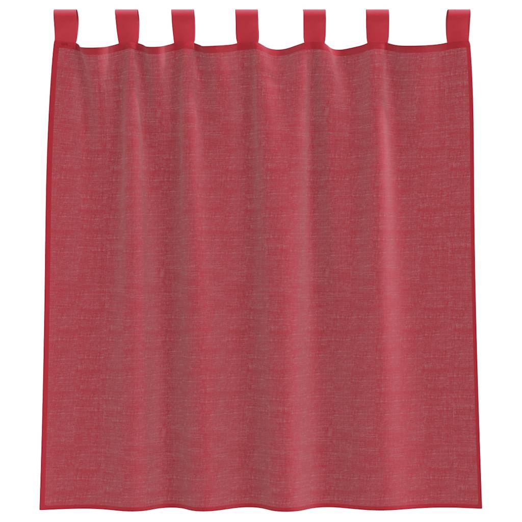 Voile Vorhänge mit Ösen 2 Stk. Apfelgrün 140x140 cm