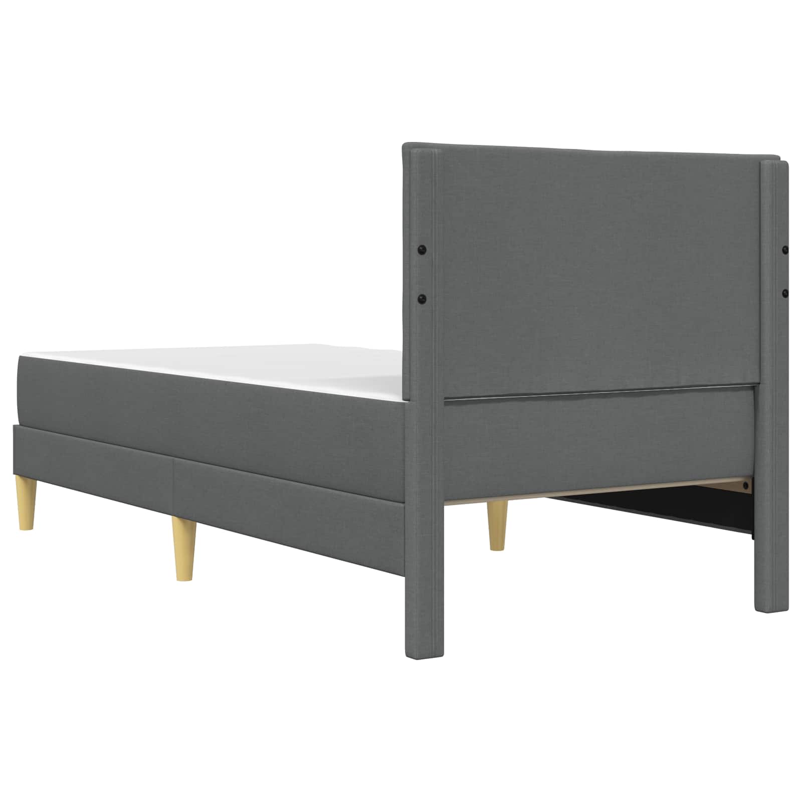 Bettrahmen Hellgrau 80 x 200 cm Polyester