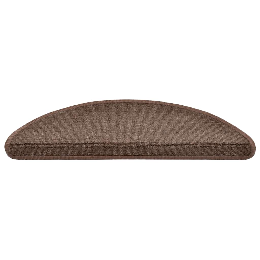 Stufenmatten 15 Stk. 56x17x3 cm Anthrazit Halbrund