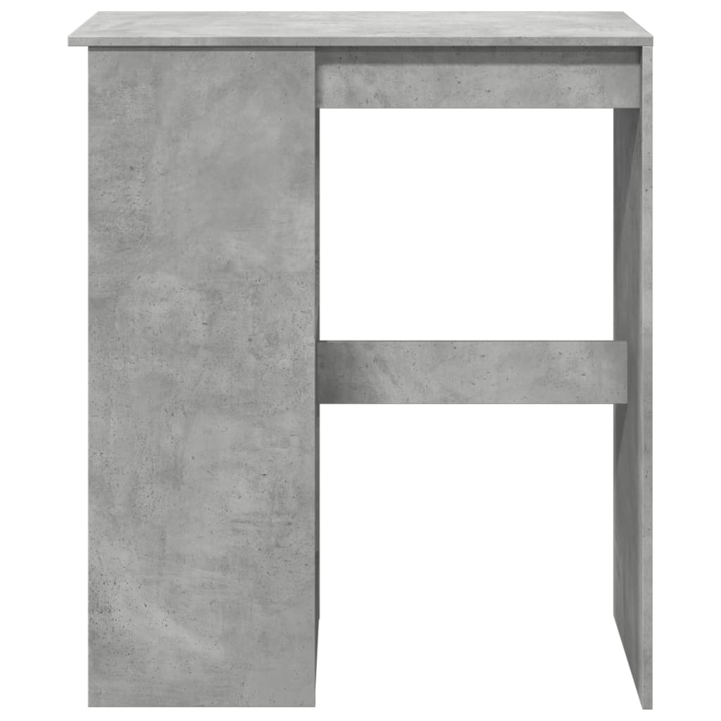Bartisch mit Regal Schwarz Eichen-Optik 90 x 47,5 x 103,5 cm