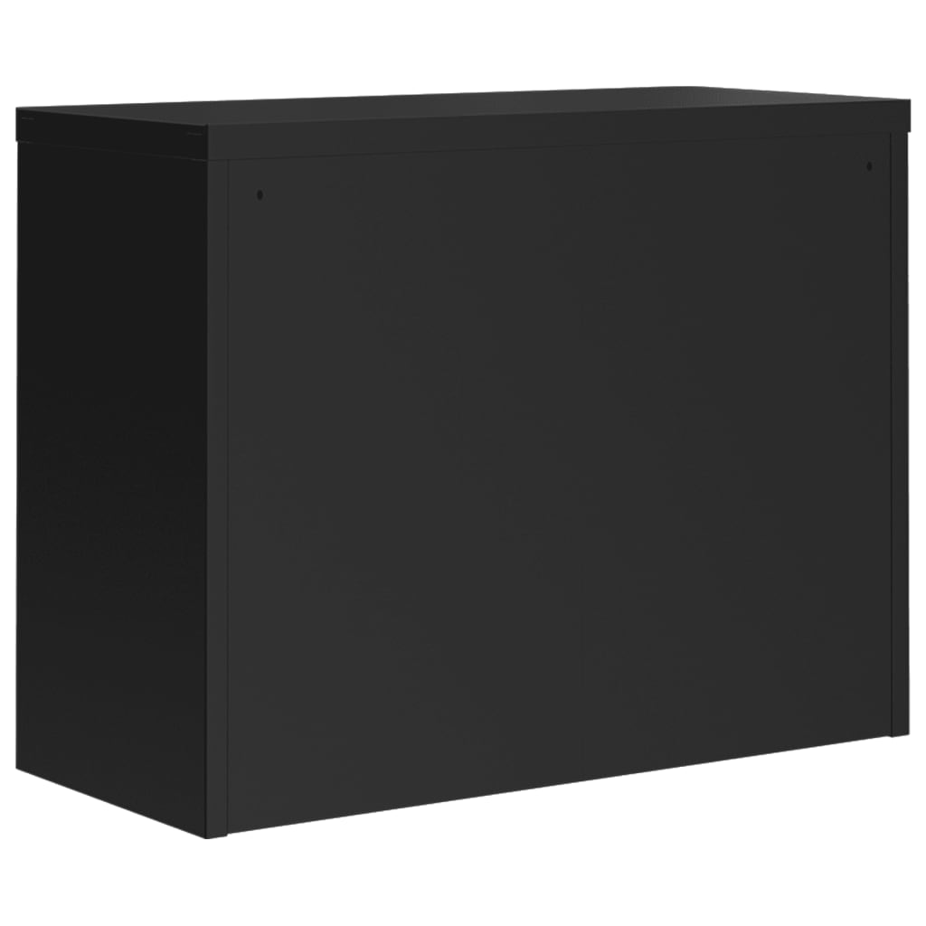 Aktenschrank Weiß 90x40x110 cm Stahl