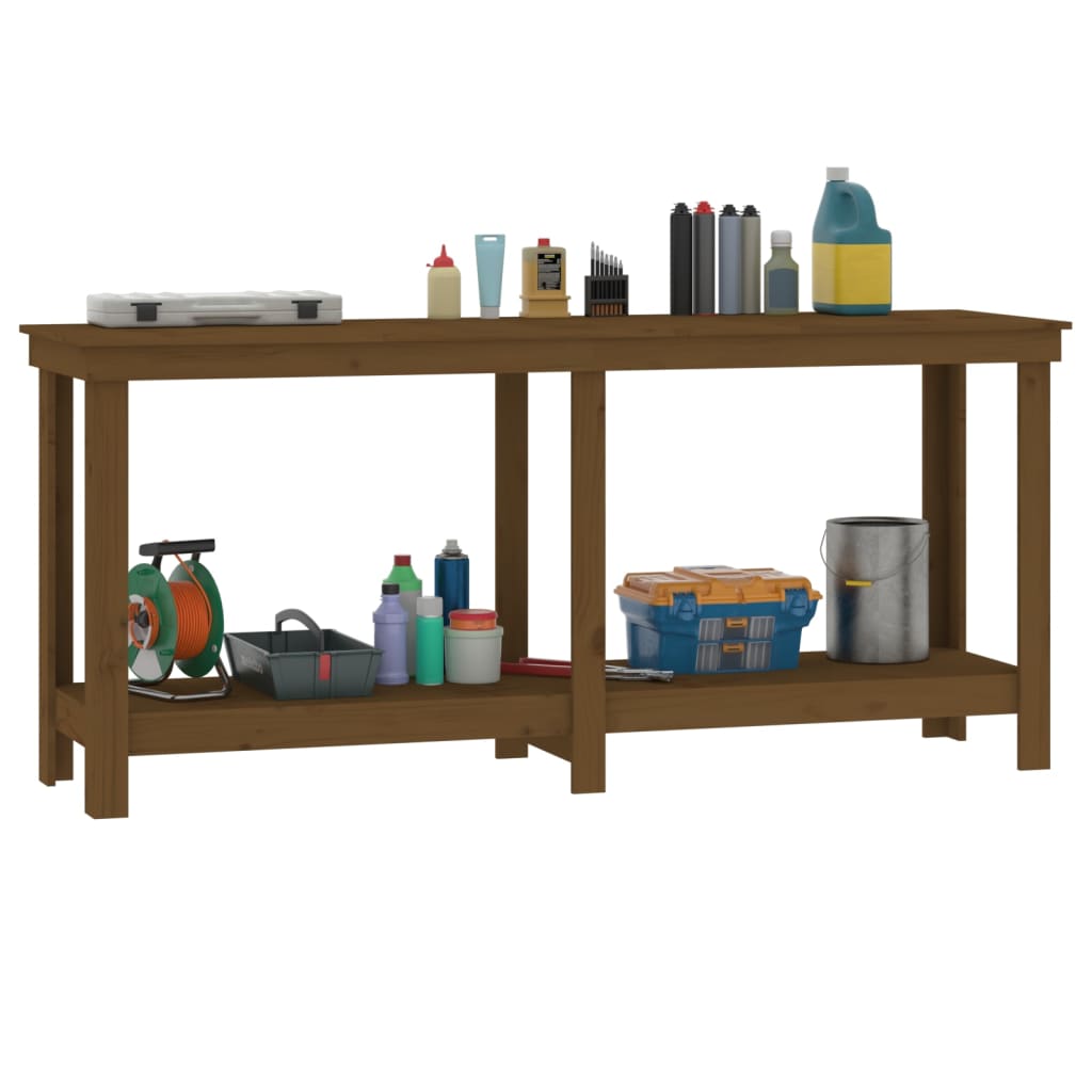 Werkbank 80x50x80 cm Massivholz Kiefer