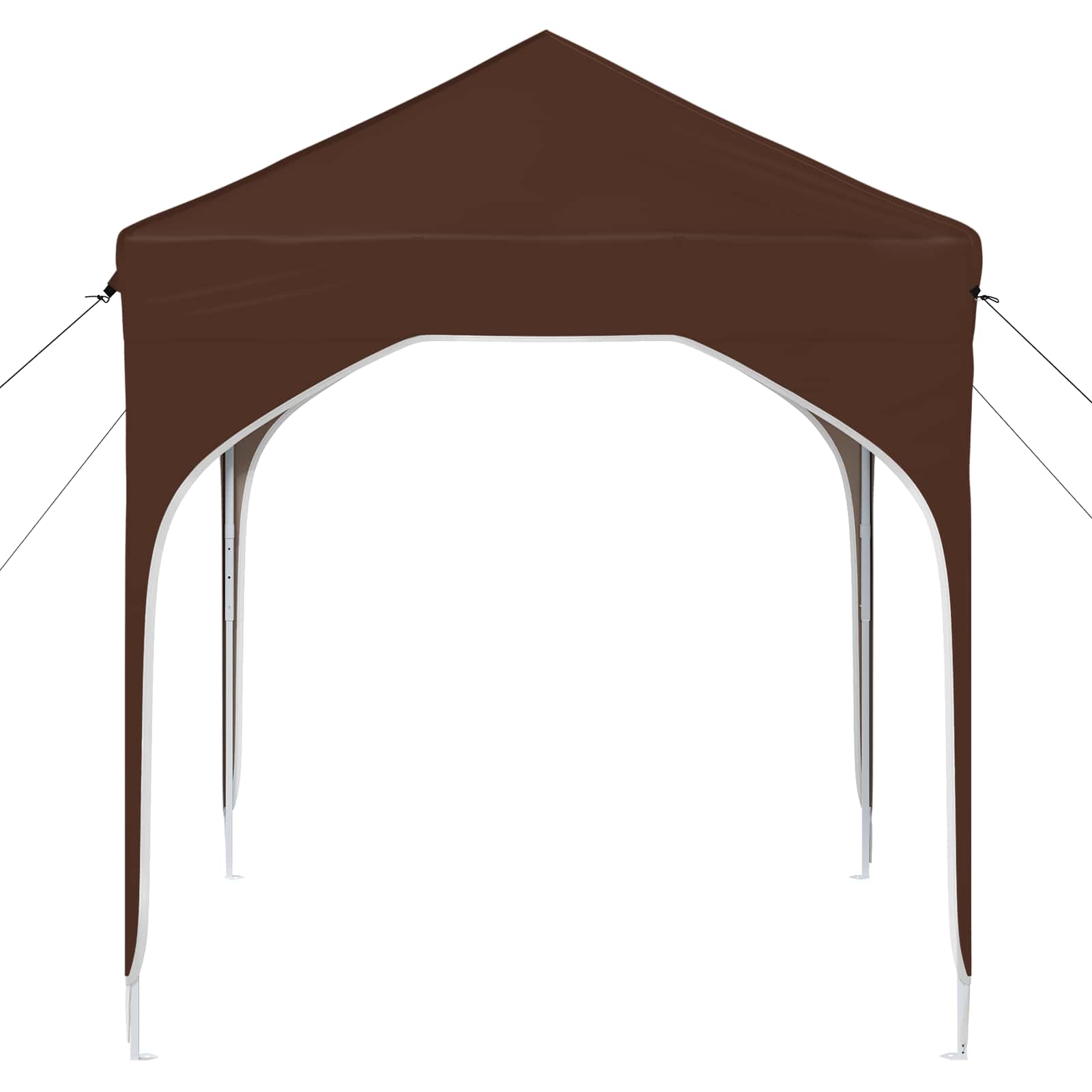 Pop-up Partyzelt 194 x 194 x 245 cm Creme