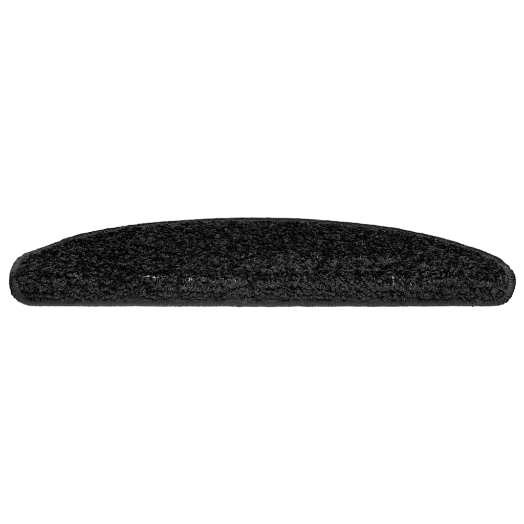 Stufenmatten 15 Stk. 56x17x3 cm Grau Halbrund