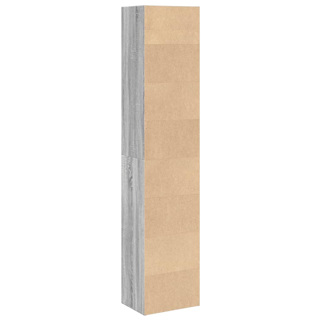 Bücherregal Weiß 80x30x189 cm Holzwerkstoff