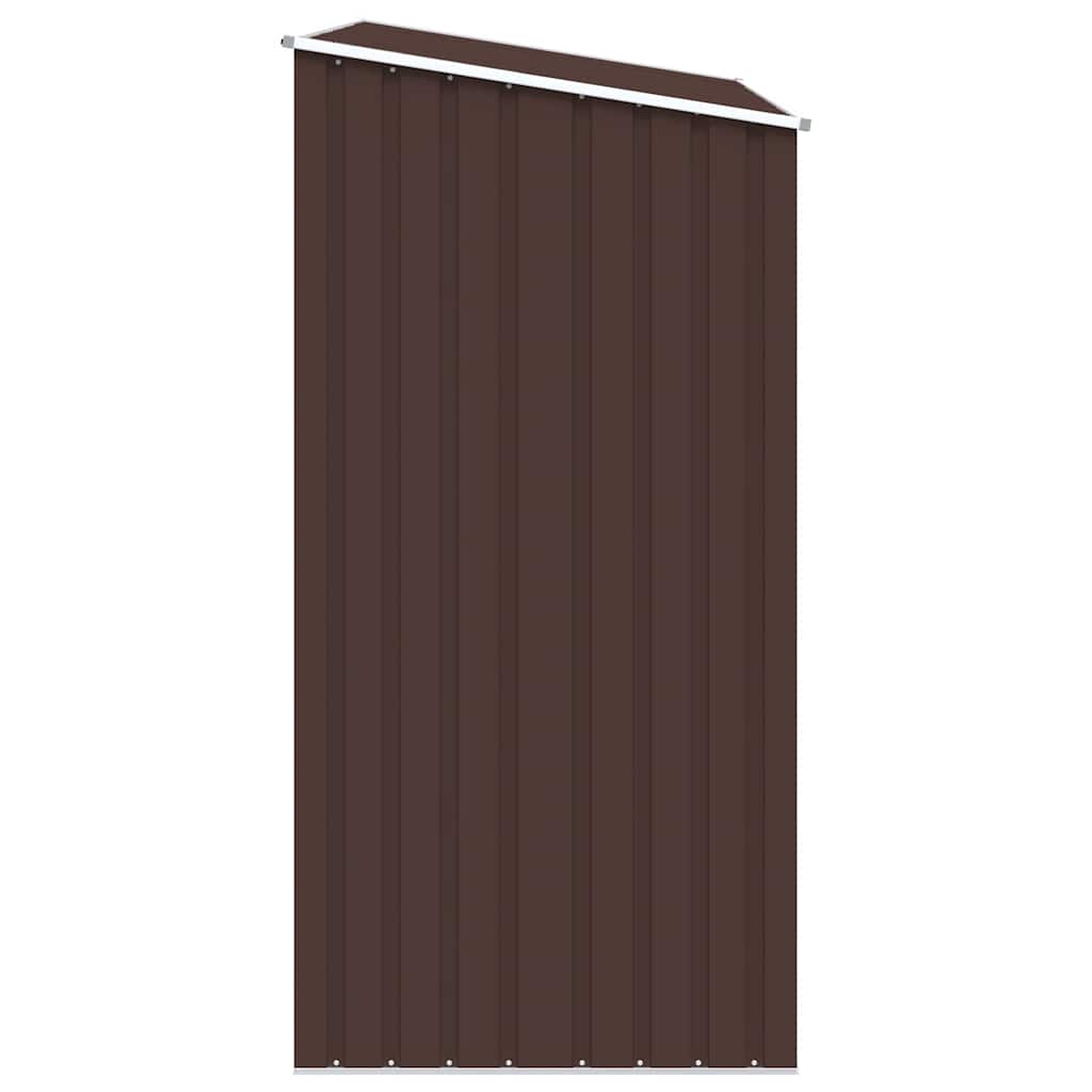 Garten Brennholzlager Grün 245x98x159 cm Verzinkter Stahl