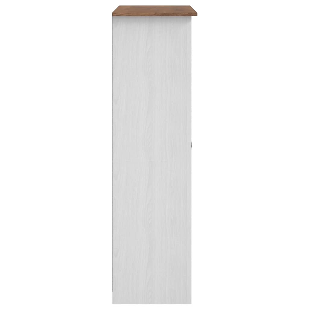 Kleiderschrank 3-Türig 118×50×171,5 cm Kiefer Panama Serie