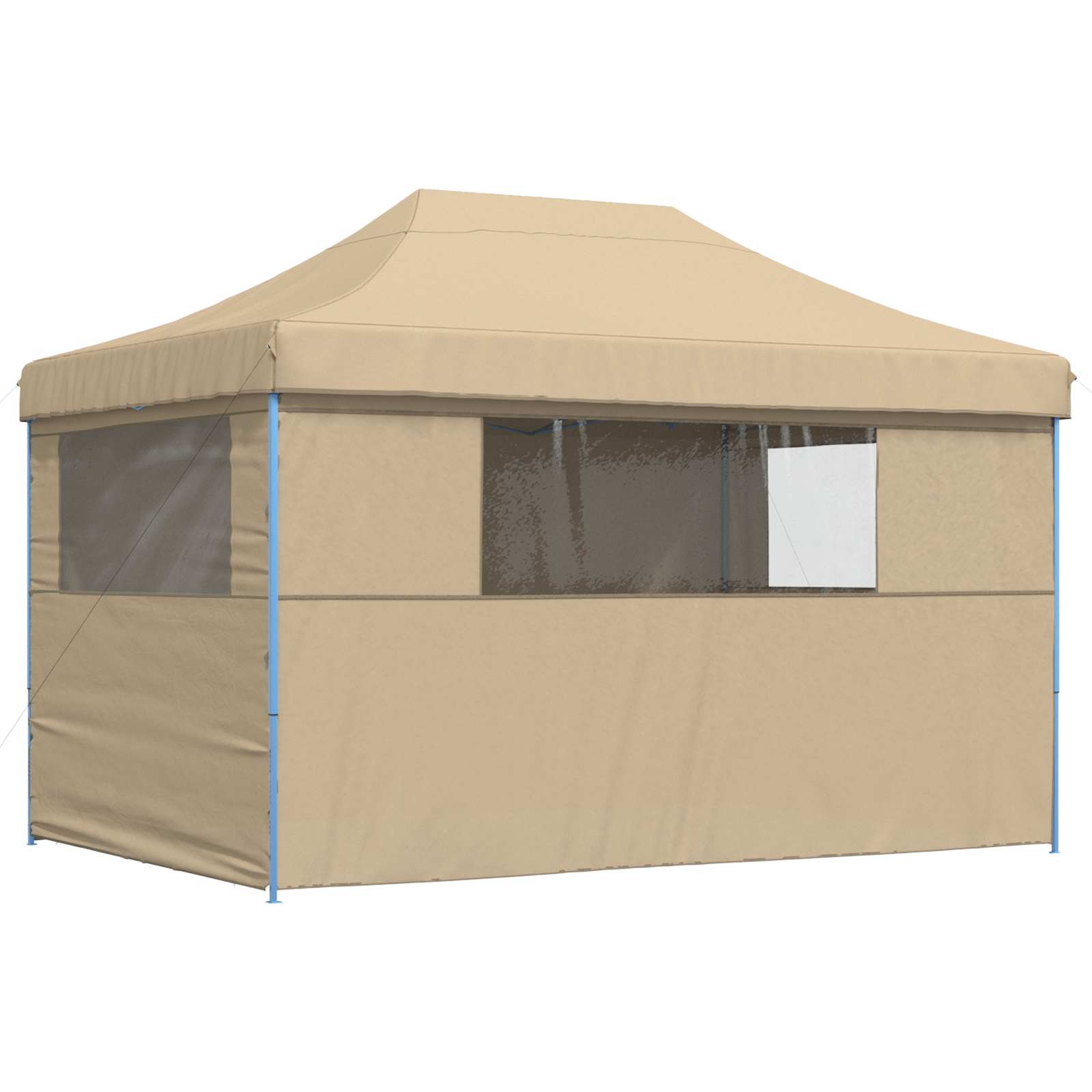 Partyzelt Faltbar Pop-Up Beige 410x279x315 cm