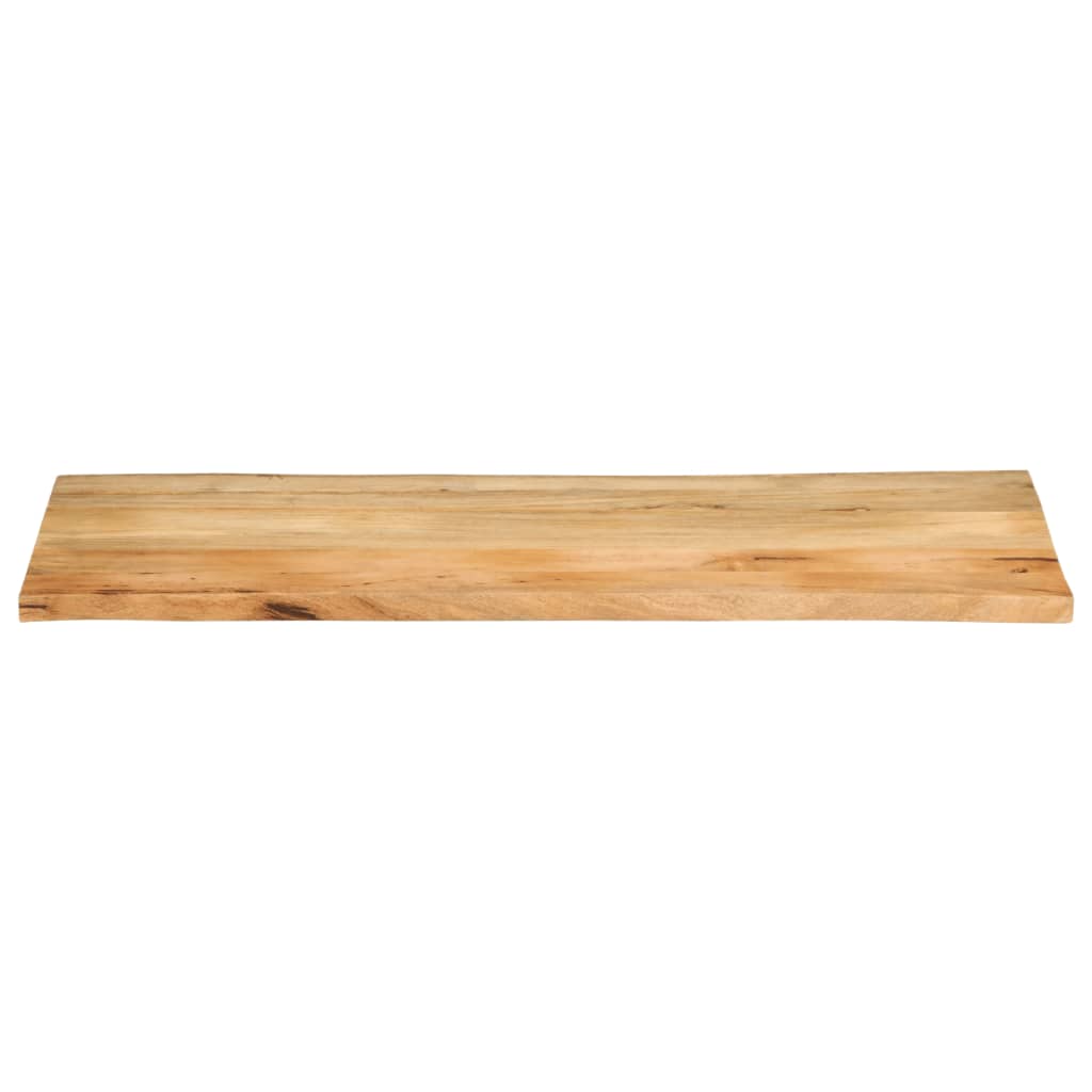 Tischplatte 40x40x2,5 cm Rechteckig Massivholz Akazie Baumkante