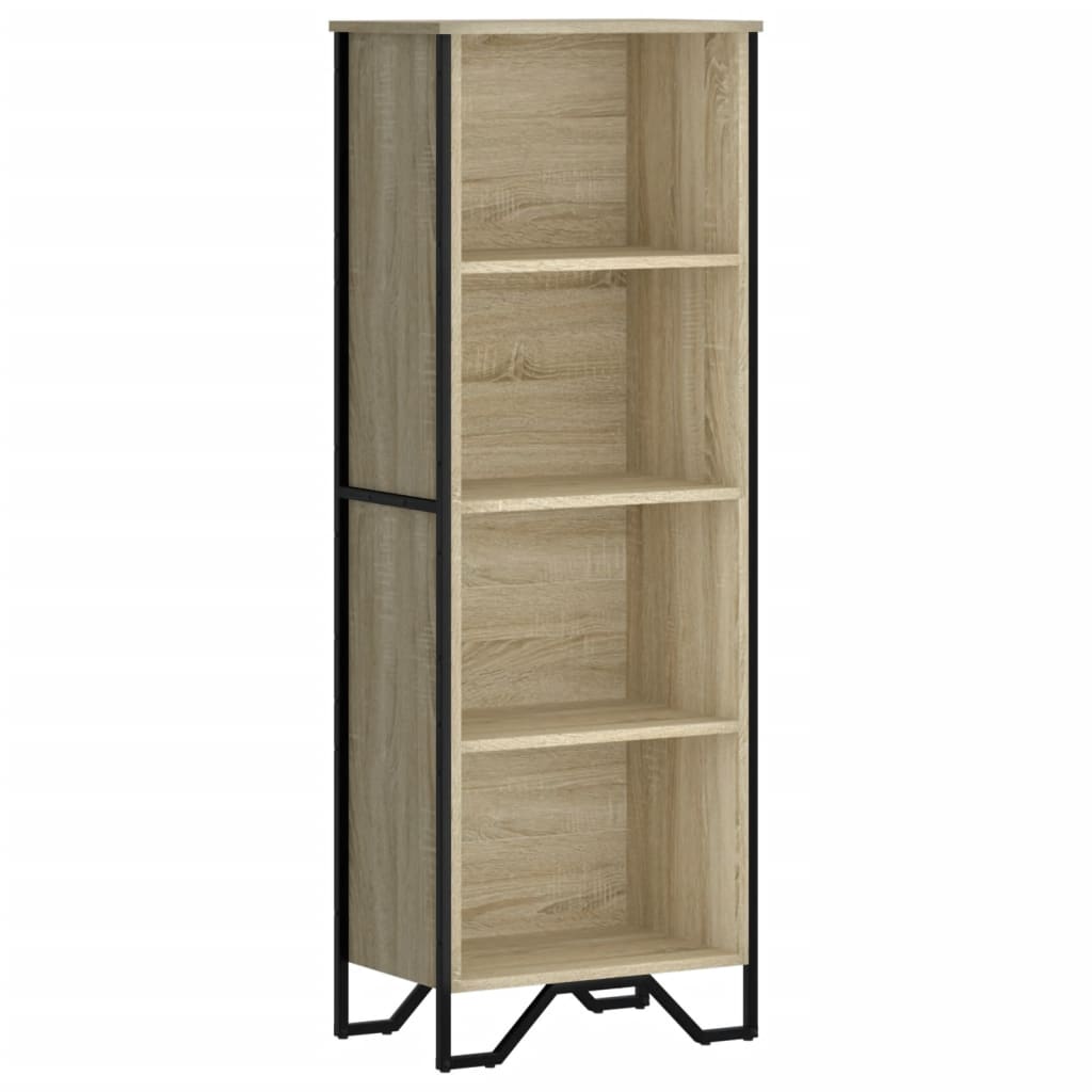 Bücherregal Schwarz 80x31x169 cm Holzwerkstoff