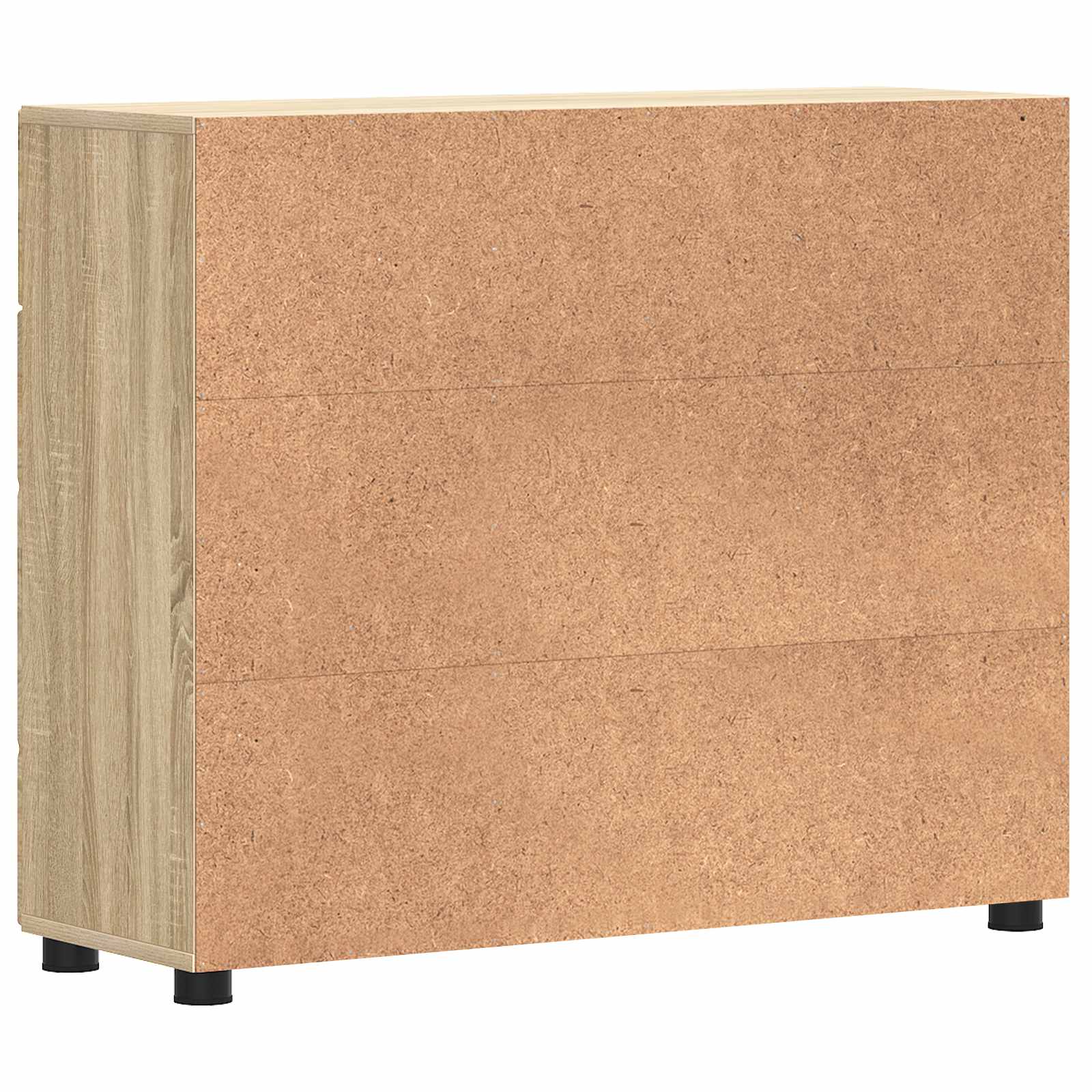 Highboard mit Regal FLORIN Weiß 60 x 35 x 182 cm Holzwerkstoff