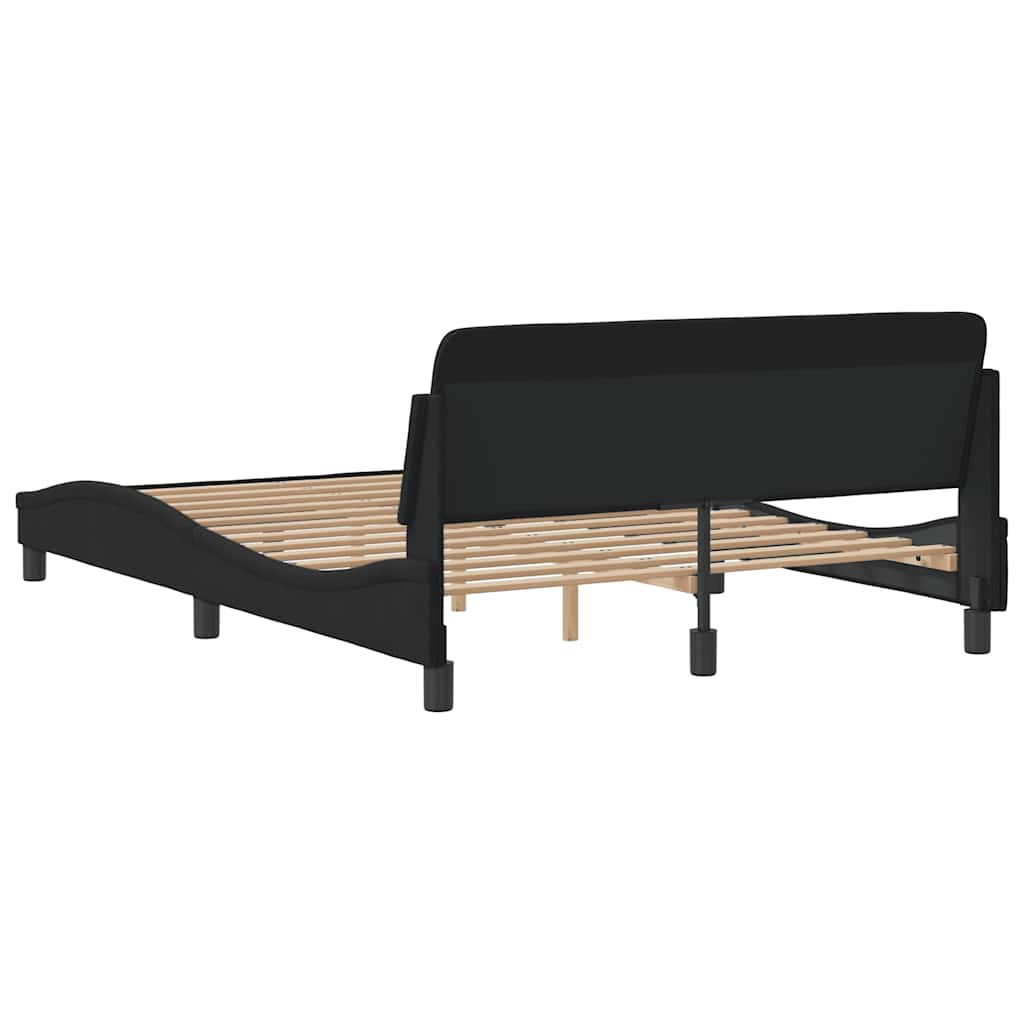 Bettgestell Dover Dunkelgrau 90x190 cm Samt