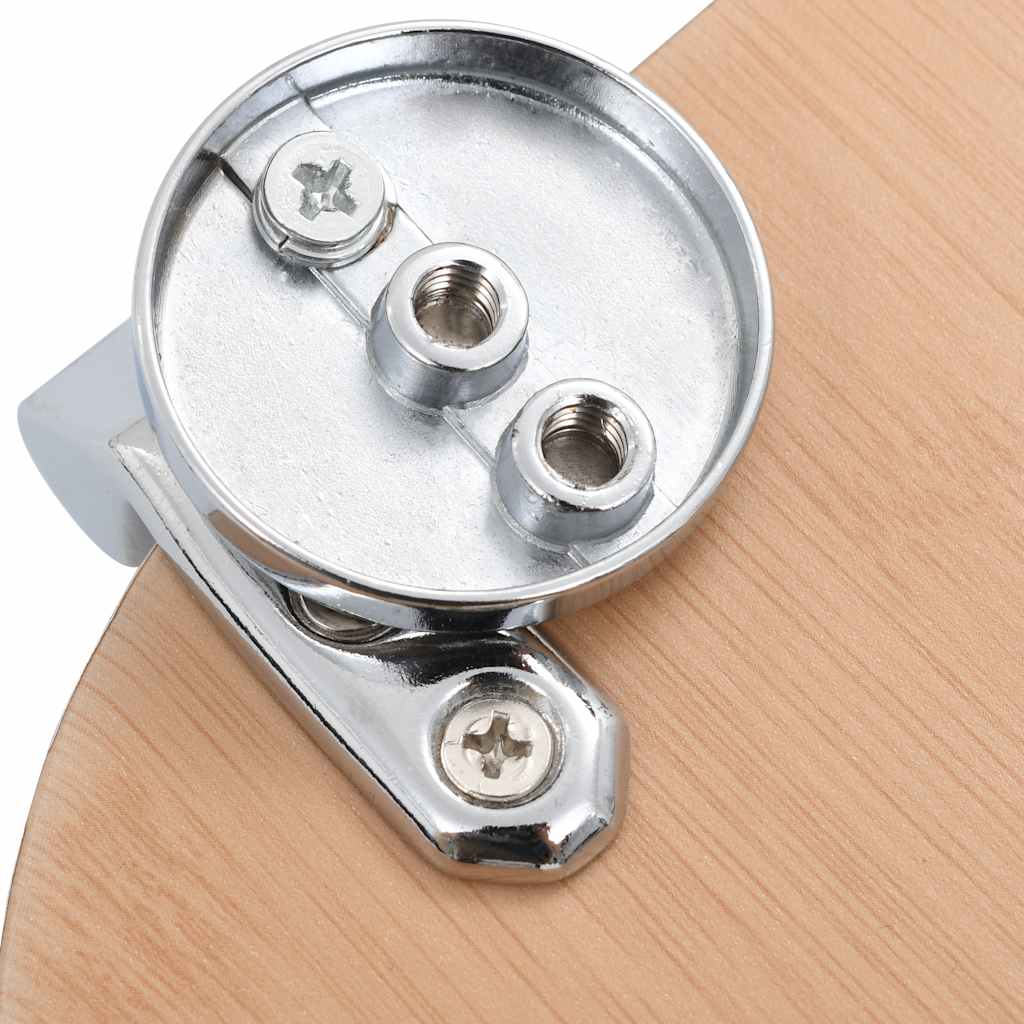 Toilettensitz MDF Deckel Schlichtes Design Weiß