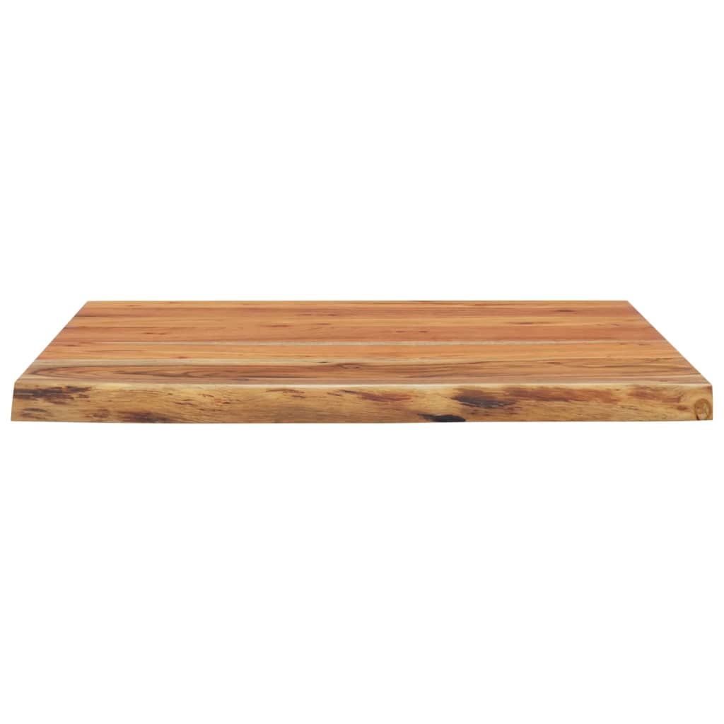 Wandregal 40x20x2,5 cm Rechteckig Massivholz Akazie Baumkante