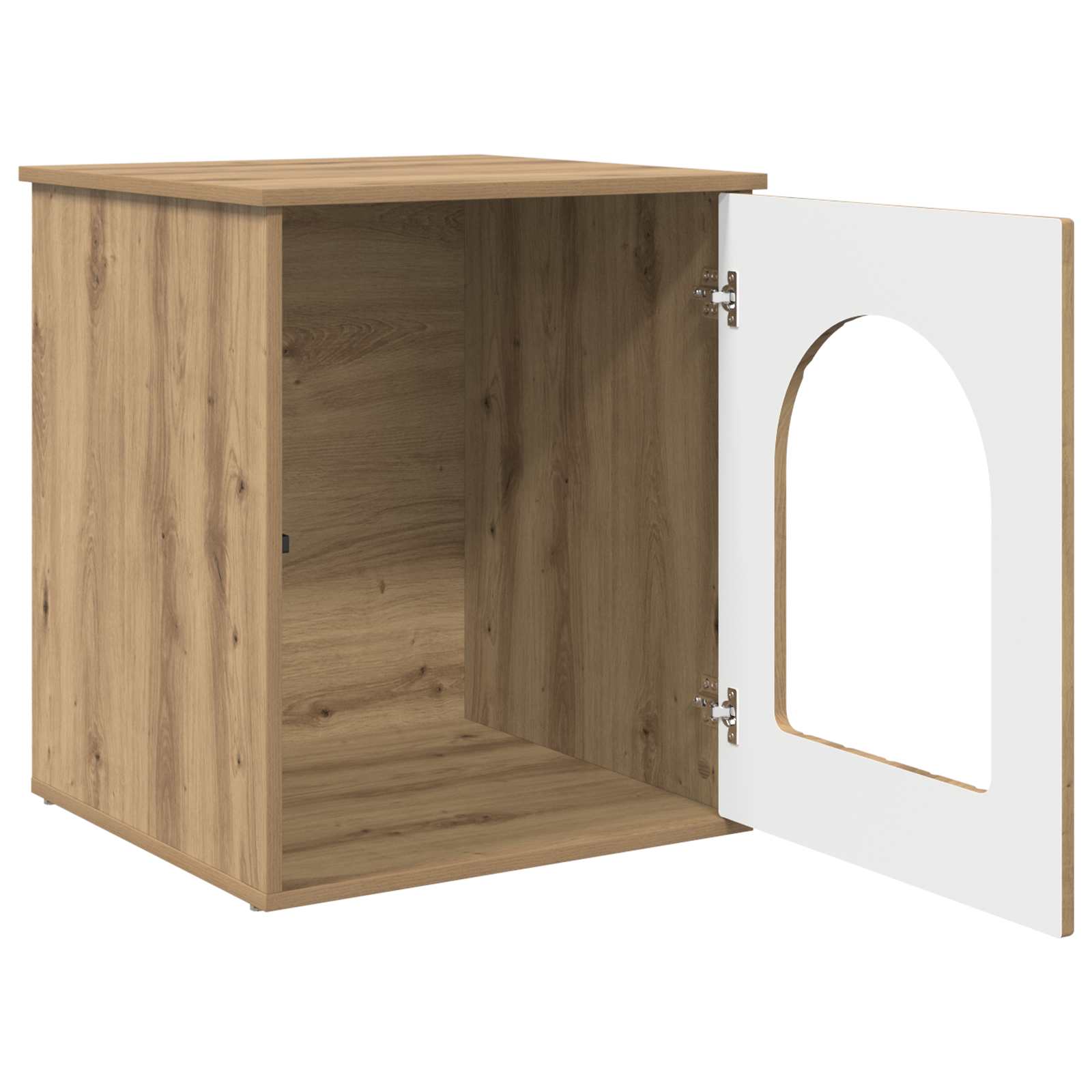 Katzenhaus Weiß 53 x 52 x 62 cm Holzwerkstoff